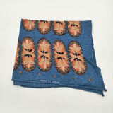 45R/45rpm バンダナ スカーフ ブルー オレンジ レディース フォーティーファイブアールピーエム【中古】5-1130G∞