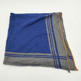 45R/45rpm バンダナ スカーフ ブルー グレー レディース フォーティーファイブアールピーエム【中古】5-1130G∞