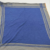 45R/45rpm バンダナ スカーフ ブルー グレー レディース フォーティーファイブアールピーエム【中古】5-1130G∞