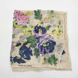 45R/45rpm フラワープリント 花柄 バンダナ スカーフ ベージュ レディース フォーティーファイブアールピーエム【中古】5-1130G∞