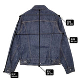 Levi's 78500-03 0500 RED TAB 3rdタイプ デニムジャケット ネイビー レディース リーバイス【中古】6-0330M∞