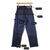ANATOMICA 618 MARILYN 2 24サイズ ジーンズ マリリン2 デニムパンツ ネイビー レディース アナトミカ【中古】6-0322G∞