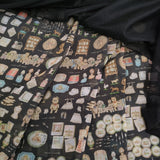 yukiemon 新品 蚤の市リバースカート サイズ3L 定価26400円 チュール ロングスカート 2025 ブラック レディース ユキエモン【中古】5-1026M♪