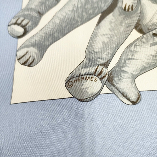 HERMES カレ90 CONFIDENTS DES COEURS 心の友 クマ テディベア