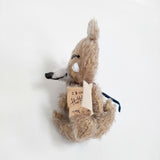 HISA KATO Hisa Kato 作家 テディベア こまりがおくまさん ぬいぐるみ 2019年 ブラウン レディース 加藤日砂【中古】5-1108G♪