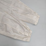 45R/45rpm シルクシャンブレーブラウス フリル ブラウス シャツ ベージュ レディース フォーティーファイブアールピーエム【中古】6-0126M∞