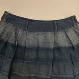 45R/45rpm パッチワーク デニム コットン インディゴ ロングスカート ブルー レディース フォーティーファイブアールピーエム【中古】6-0126M∞