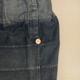 45R/45rpm パッチワーク デニム コットン インディゴ ロングスカート ブルー レディース フォーティーファイブアールピーエム【中古】6-0126M∞