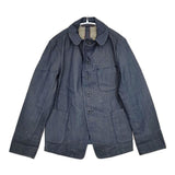 45R/45rpm アンダンテデニムカバーオールジャケット 定価40000円 デニムジャケット ネイビー レディース フォーティーファイブアールピーエム【中古】6-0126M∞