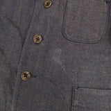 45R/45rpm アンダンテデニムカバーオールジャケット 定価40000円 デニムジャケット ネイビー レディース フォーティーファイブアールピーエム【中古】6-0126M∞