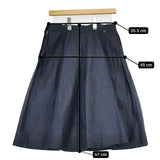 45R/45rpm アンダンテデニムスカート 定価26000円 ロングスカート ネイビー レディース フォーティーファイブアールピーエム【中古】6-0126M∞