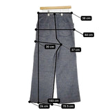 45R/45rpm ジャージデニムパンツ 定価38000円 コットン サイズ3 デニムパンツ ネイビー レディース フォーティーファイブアールピーエム【中古】6-0126G∞