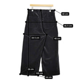 45R/45rpm 鬼コールのワークパンツ サイズ3 定価42900円 パンツ ブラック レディース フォーティーファイブアールピーエム【中古】5-1213T♪