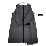 45R/45rpm フランネルのドレス 定価46200円 ワンピース チャコールグレー レディース フォーティーファイブアールピーエム【中古】5-1213T♪