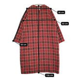 45R/45rpm キラキラタータンDRESS 定価73700円 ウールシルク チェック ワンピース レッド レディース フォーティーファイブアールピーエム【中古】5-1206T♪