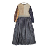 45R/45rpm 玉手箱ドレス 定価75900円 サイズ2 ワンピース ネイビー レディース フォーティーファイブアールピーエム【中古】5-1026M♪