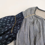 45R/45rpm 玉手箱ドレス 定価75900円 サイズ2 ワンピース ネイビー レディース フォーティーファイブアールピーエム【中古】5-1026M♪