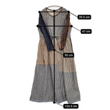 45R/45rpm 玉手箱ドレス 定価75900円 サイズ2 ワンピース ネイビー レディース フォーティーファイブアールピーエム【中古】5-1026M♪