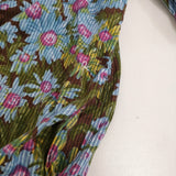 45R/45rpm ヒッコリーの風呂敷プリントドレス 定価47300円 ワンピース ブルー ブラウン レディース フォーティーファイブアールピーエム【中古】5-1026M♪