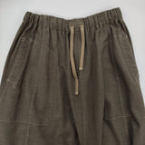 45R/45rpm ウールサージのテントスカート 定価44000円 ロングスカート カーキ レディース フォーティーファイブアールピーエム【中古】5-1206T♪