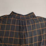 IDEE POOL H& by POOL ハンドバイプール IDEE Stand UP Collar Blouse スタンドカラー IDE-11-6 ブラウス シャツ グリーン系 レディース イデープール【中古】6-0126M∞