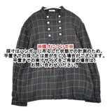 IDEE POOL H& by POOL ハンドバイプール IDEE Stand UP Collar Blouse スタンドカラー IDE-11-6 ブラウス シャツ グリーン系 レディース イデープール【中古】6-0126M∞