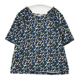 Sally Scott 57-85-3811 コットンレーヨン ドット柄 半袖Ｔシャツ カットソー ネイビー ホワイト ブルー グリーン レディース サリースコット【中古】6-0605S∞