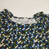 Sally Scott 57-85-3811 コットンレーヨン ドット柄 半袖Ｔシャツ カットソー ネイビー ホワイト ブルー グリーン レディース サリースコット【中古】6-0605S∞