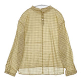 Pal'las Palace TFSH-3024A 十日 コットン 総柄 ブラウス シャツ イエロー系 レディース パラスパレス【中古】6-0126M∞