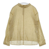 Pal'las Palace TFSH-3024A 十日 コットン 総柄 ブラウス シャツ イエロー系 レディース パラスパレス【中古】6-0126M∞