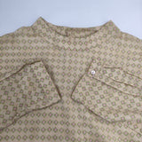 Pal'las Palace TFSH-3024A 十日 コットン 総柄 ブラウス シャツ イエロー系 レディース パラスパレス【中古】6-0126M∞