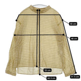 Pal'las Palace TFSH-3024A 十日 コットン 総柄 ブラウス シャツ イエロー系 レディース パラスパレス【中古】6-0126M∞