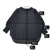 ADIEU TRISTESSE 新品 和紙シアーパフスリーブプルオーバー 定価20680円 セーター ニット ブラック レディース アデュートリステス【中古】6-0330M∞