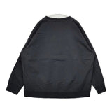 prit プルオーバー ストレッチ 切り替え 製品染め ブラウス シャツ ブラック レディース プリット【中古】6-0126M∞