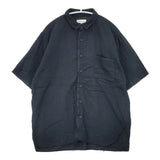 MORIKAGE SHIRT ura morikage Shirt コットン サイズ3 半袖 半袖シャツ ブラック レディース モリカゲシャツキョウト【中古】6-0605S∞