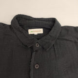MORIKAGE SHIRT ura morikage Shirt コットン サイズ3 半袖 半袖シャツ ブラック レディース モリカゲシャツキョウト【中古】6-0605S∞