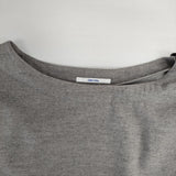 ORCIVAL OR-B0019 STT ボートネックプルオーバー ワイド ブラウス シャツ グレー レディース オーシバル/オーチバル【中古】6-0126M∞