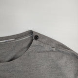 ORCIVAL OR-B0019 STT ボートネックプルオーバー ワイド ブラウス シャツ グレー レディース オーシバル/オーチバル【中古】6-0126M∞