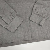 ORCIVAL OR-B0019 STT ボートネックプルオーバー ワイド ブラウス シャツ グレー レディース オーシバル/オーチバル【中古】6-0126M∞