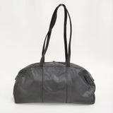 KURASHI&Trips 「がんばりどきも私らしく」一田憲子さんとつくったラウンドレザーバッグ ブラック レディース クラシアンドトリップス/北欧、暮らしの道具店【中古】5-1026G♪