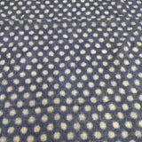 pas de calais ドット柄 マフラー ストール ネイビー ホワイト レディース パドカレ【中古】5-1120T◎