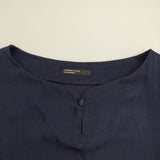 KURASHI&Trips 未使用品 ギャザー 祝福の日を、私らしくセミフォーマル ドレス 903-70903950-X ワンピース ネイビー レディース クラシアンドトリップス/北欧、暮らしの道具店【中古】6-0117M∞