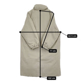 ESTROISLOSE ライトワッシャーツイルダウンコート 定価59400円 EB23304 ダウンコート ライトグレー レディース エストゥロワルーズ【中古】5-1123A♪