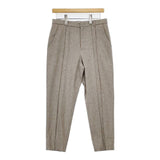 Mint Designs ウール テーパード スラックス パンツ グレージュ レディース ミントデザインズ【中古】5-1208T∞