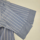 MARGARET HOWELL 578-0152603 WIDE PJ STRIPE COTTON SHIRT プルオーバー ブラウス シャツ ブルー レディース マーガレットハウエル【中古】6-0605S∞