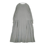 KURASHI&Trips サイドギャザーの2WAYワンピース 定価15070円 インナー付き 903-70903802-X ワンピース グレー系 レディース クラシアンドトリップス/北欧、暮らしの道具店【中古】6-0126M∞