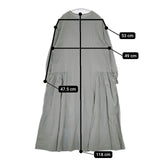 KURASHI&Trips サイドギャザーの2WAYワンピース 定価15070円 インナー付き 903-70903802-X ワンピース グレー系 レディース クラシアンドトリップス/北欧、暮らしの道具店【中古】6-0126M∞