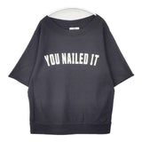 JOURNAL STANDARD relume オフショルスウェット 定価7700円 コットン スウェット チャコールグレー レディース ジャーナルスタンダードレリューム【中古】6-0330M∞