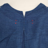 HALLELUJAH リネン 2WAY 半袖 ワンピース ブルー レディース ハレルヤ【中古】6-0422S∞