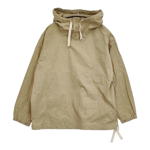 かぐれ Cotton anorak コットンアノラック 定価26400円 GAA6-27M115 プルオーバージャケット ブルゾン 25AW ベージュ レディース【中古】5-1026M♪